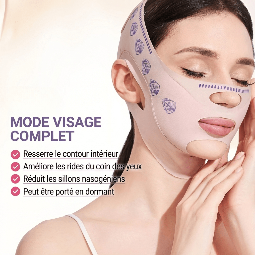 Bandeau Sculptant Visage — Retrouve Ta Jawline Chaque Nuit - MyMiivo