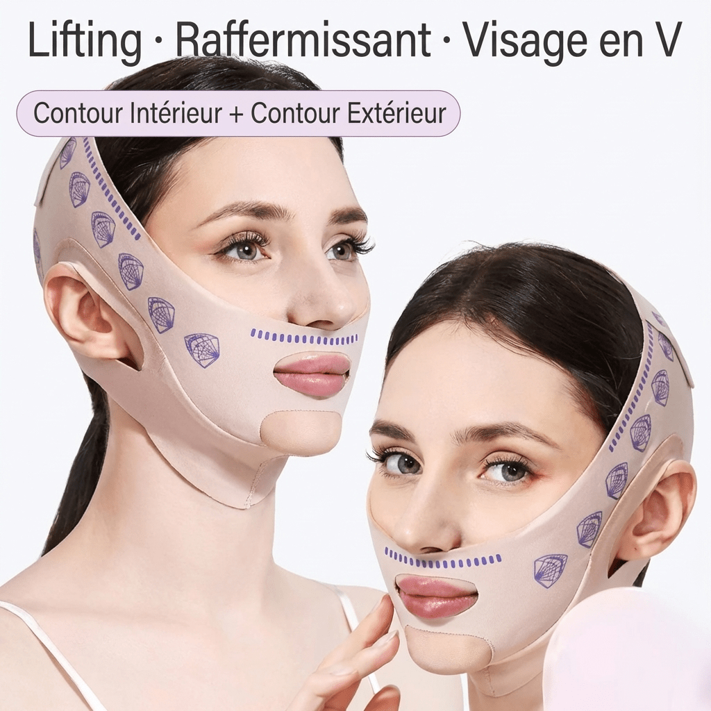 Bandeau Sculptant Visage — Retrouve Ta Jawline Chaque Nuit - MyMiivo