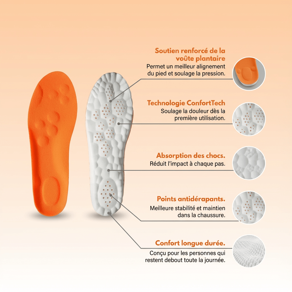 Semelles Mivo ConfortTech 4D - MyMiivo