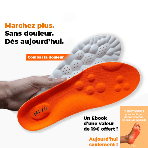 Semelles Mivo ConfortTech 4D - MyMiivo