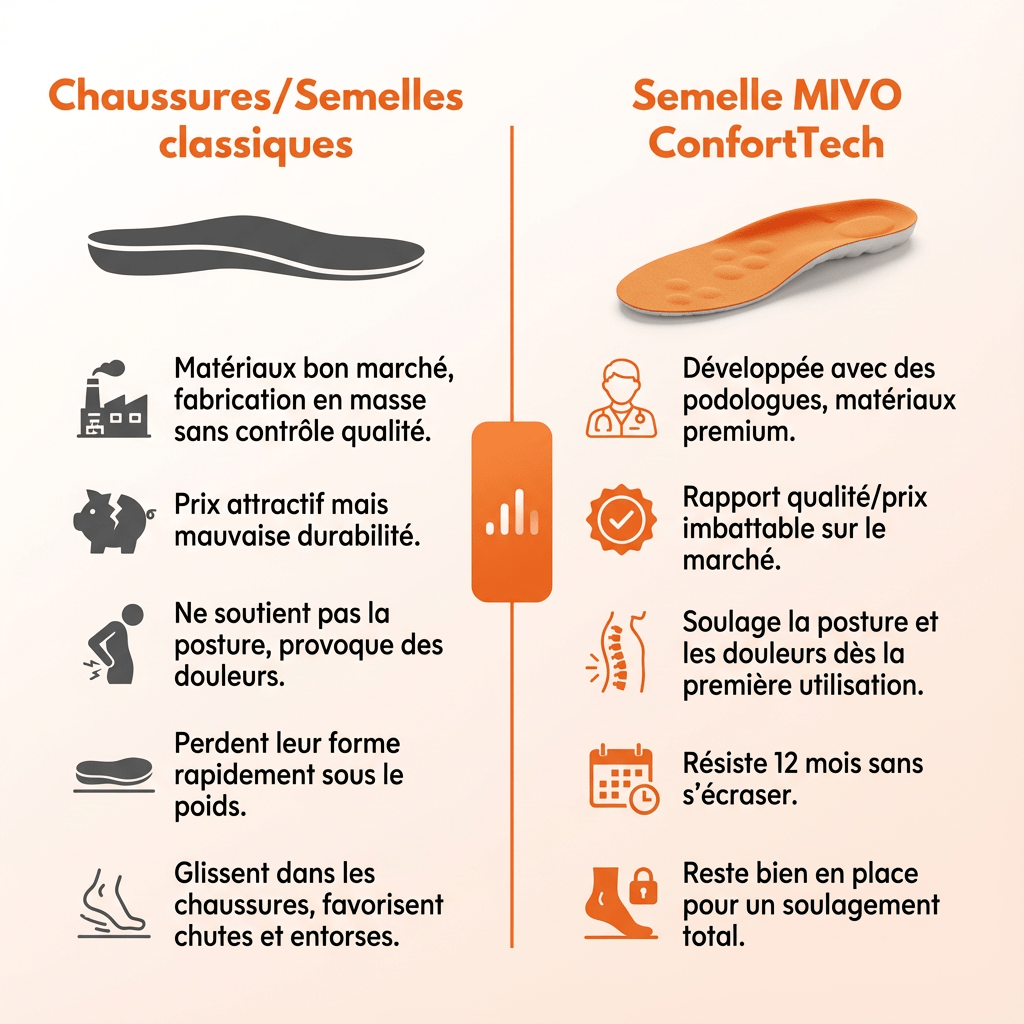 Semelles Mivo ConfortTech 4D - MyMiivo